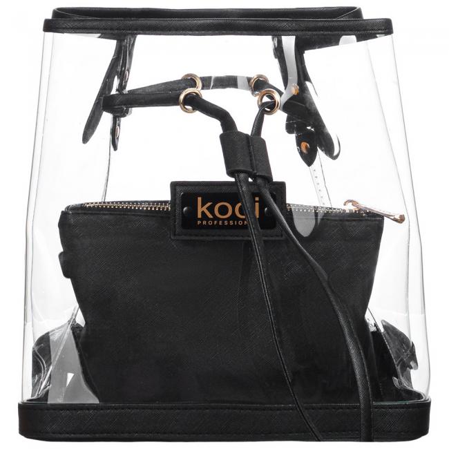 Transparent Shoulder Bag with Cosmetic Bag Inside